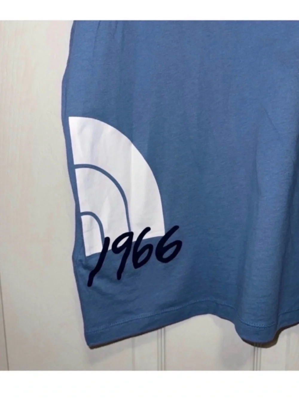 The North Face Light Blue Short-Sleeve Logo Tee